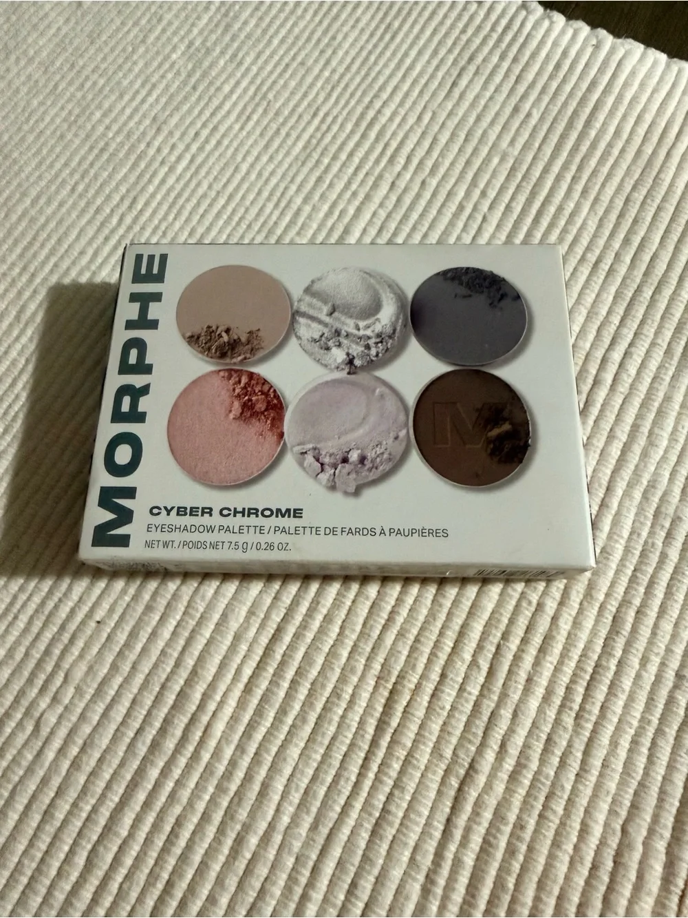 Morphe ChromaPlus 6-Pan Eyeshadow Palette, in Color “Cyber Chrome”